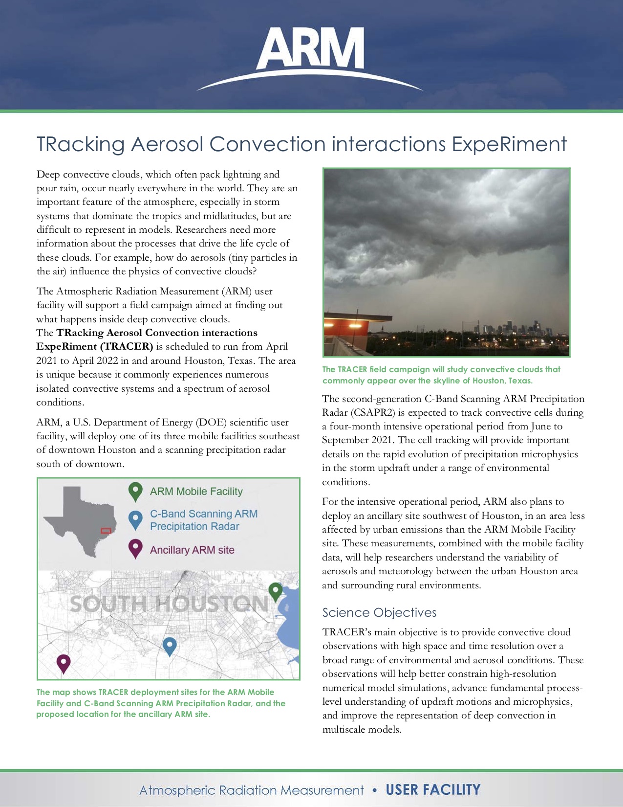 TRacking Aerosol Convection interactions ExpeRiment